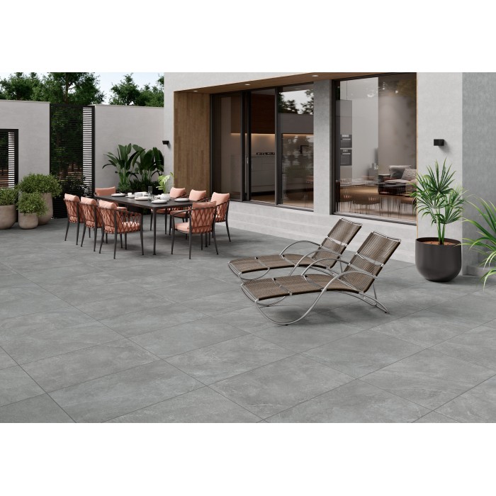 Geo Grey 60x90 cm 20mm Rectified Outdoor Floor Tile