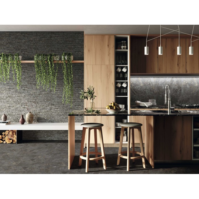 Bolonia Charcoal 21x63 cm Wall Tile