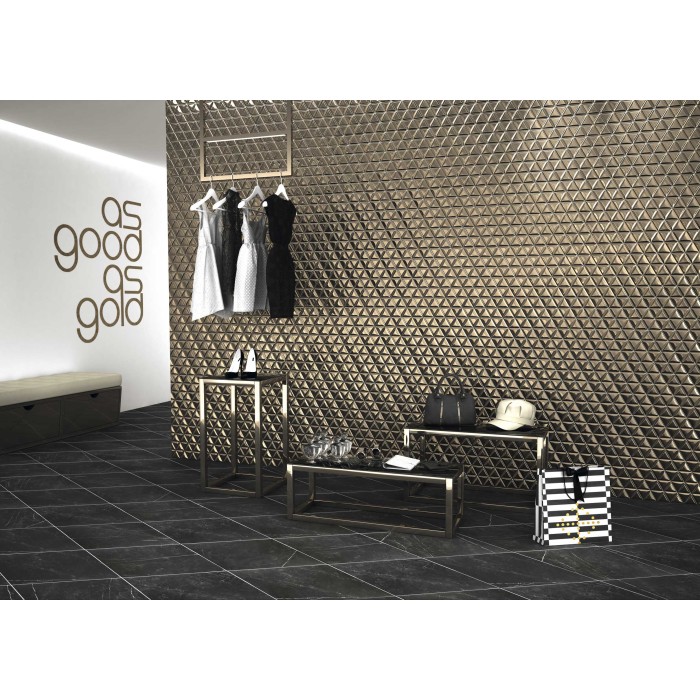 Rombo Dunas Gold 70x40 cm Suelo y Pared