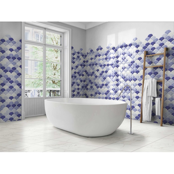 Palermo shell Blue 30.7x30.7 cm Floor & Wall Tile