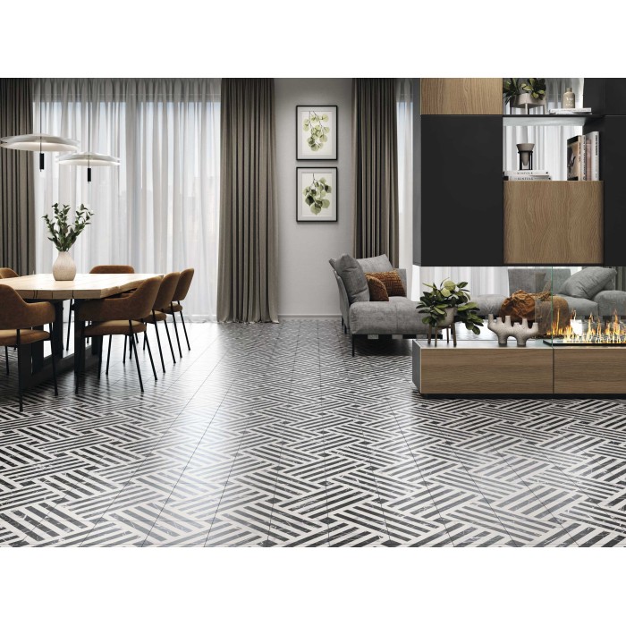 Brescia Dark 44x44 cm Floor & Wall Tile