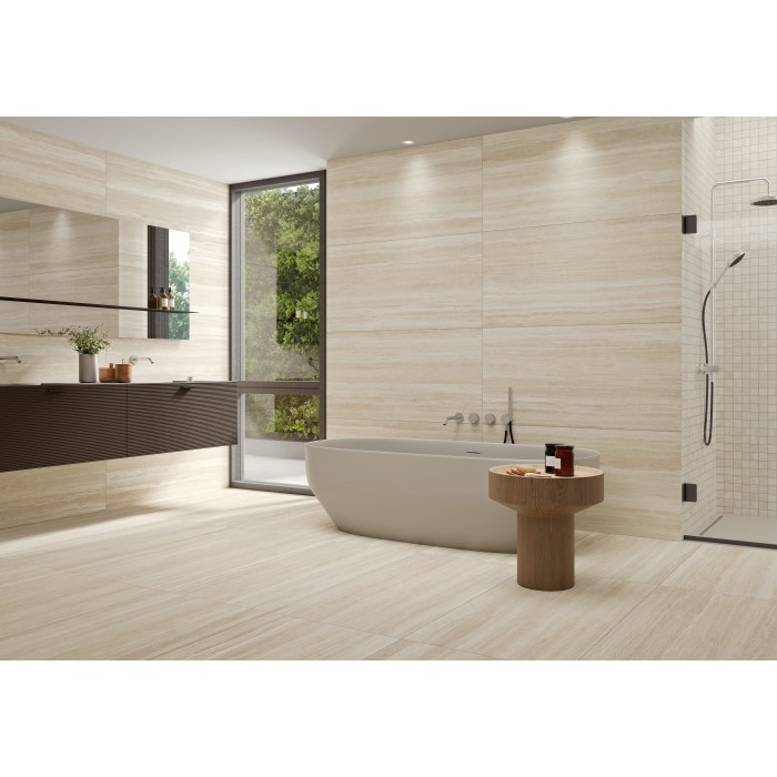 Travertino Bone 60x120 cm Rectified Floor & Wall Tile