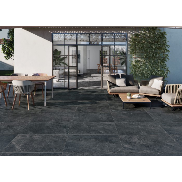 Geo Anthracite 60x90 cm 20mm Rectified Outdoor Floor Tile