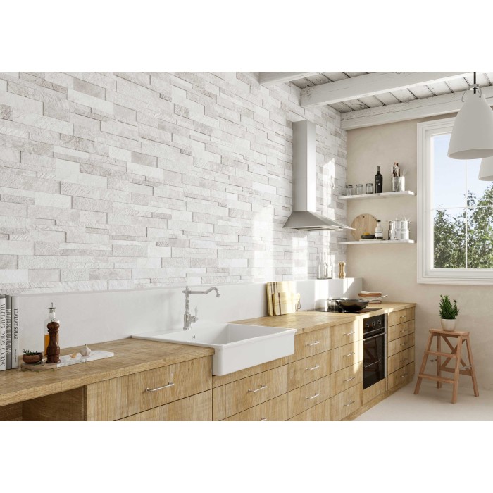 Asis Blanco 31x56 cm Pared