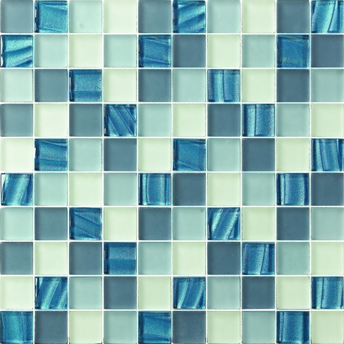 Mijas Wave Blue 30x30 cm Wall Tile